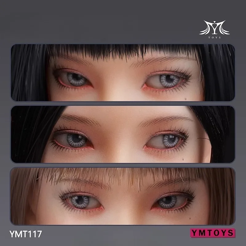 

【2025 Q4】YMTOYS 1/6 Scale YMT117 Asia Female Doll Movable Eyes Yiyi Head Sculpture Model for 12'' Action Figures PH Pale Body