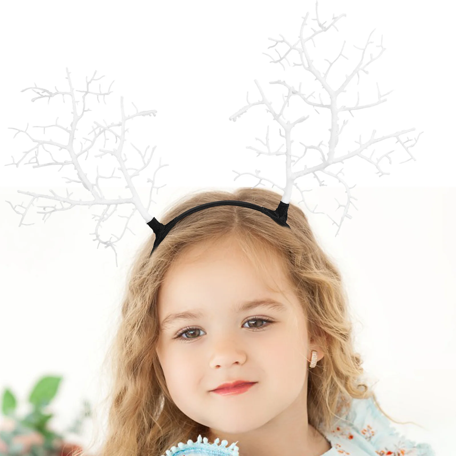 Tree Branches Headband Antler Hair Hoops Party Cosplay Accessory Exquisite Craftsmanship Comfortable Touch Holiday Headpiece