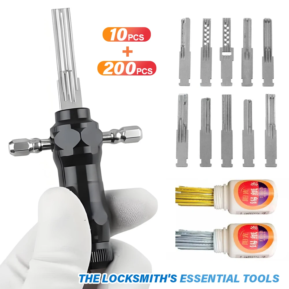 

High Precision Locksmith Lock Pick Tool Set Extreme Storm Style Lock Opening Kit Professional Locksmith Practice Supplies