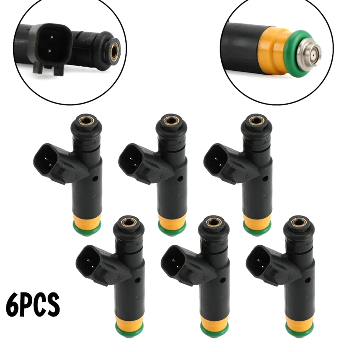 

6pcs Fuel Injectors YR3E-A6A YR3E-A4A CM4881 CM4955 for Ford F-150 Heritage Mustang 3.8L 4.2L Car Accessories -T45C