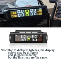 K01 TPMS Solar Sensor Intelligence Wireless Tire Pressure Monitoring System Auto Security Alarm Device With 4 Sensors 3