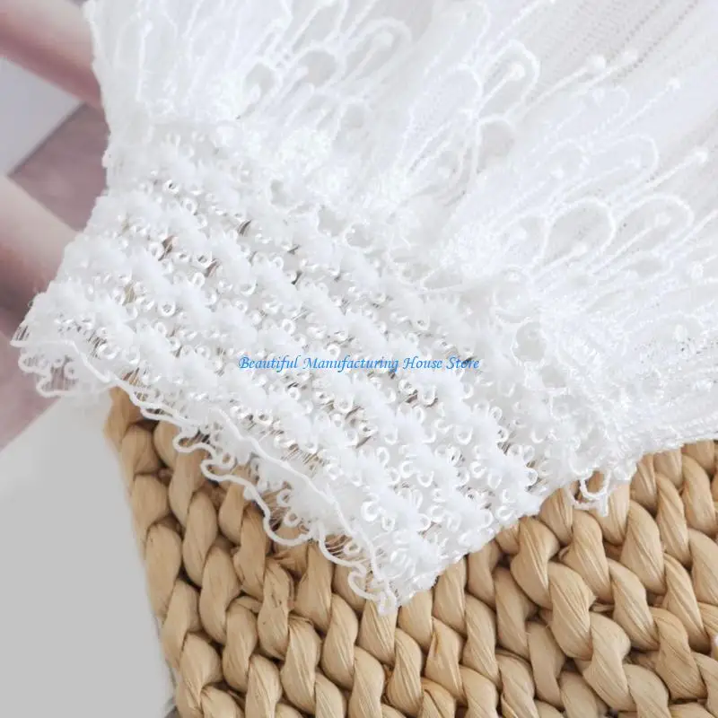 

E56A кружевные рукава рукавов запясть