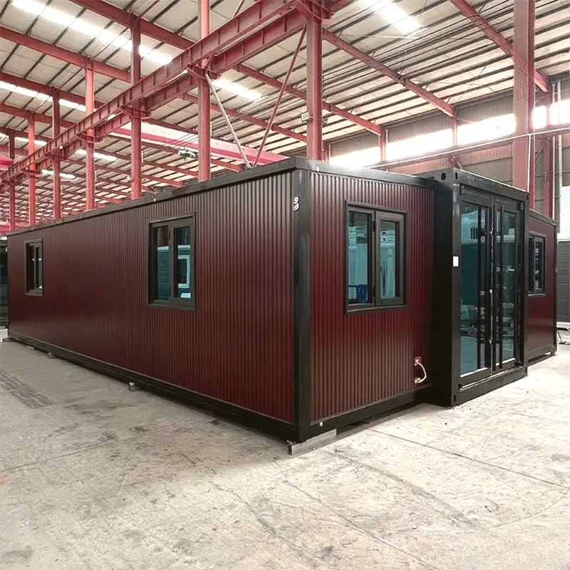 Mobile Prefab Container Home Expandable Isolation Unit 3 Bedroom Steel Frame for Outdoor Office Garden Living
