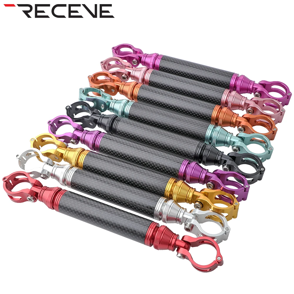 AliExpress HASSNS RECEVE Folding Bike Telescopic Rod Bicycle M Shape Handlebar Brace Bridge Extender Swallow-shaped Handlebar Holder For Brompton