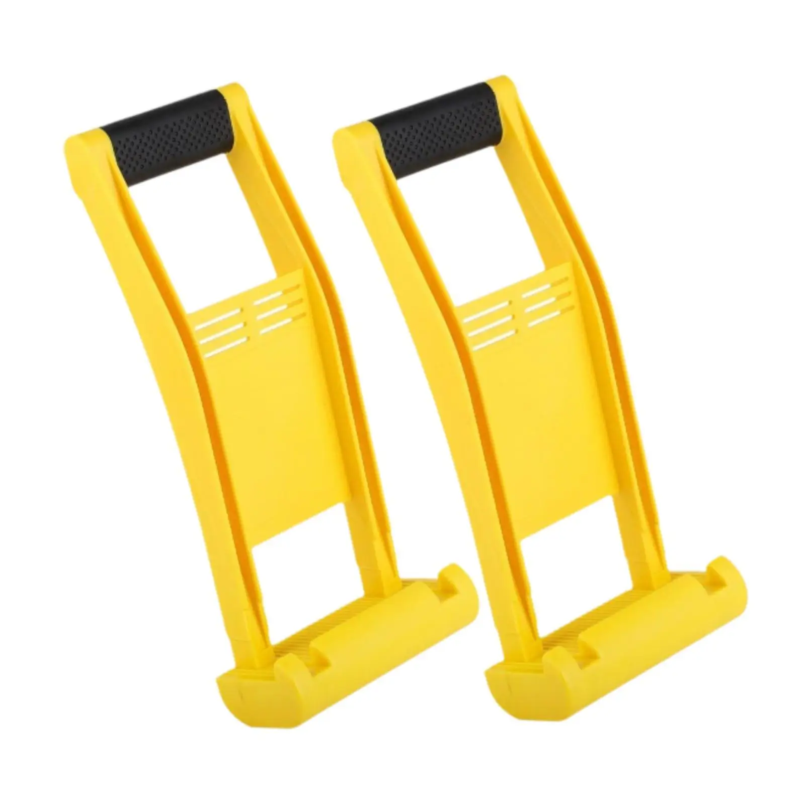 2x Drywall Carriers Nonslip Comfortable Grip Carrying Handle Load 176lb Plywood Lifting Tool Plasterboard Lifter for Glass Board