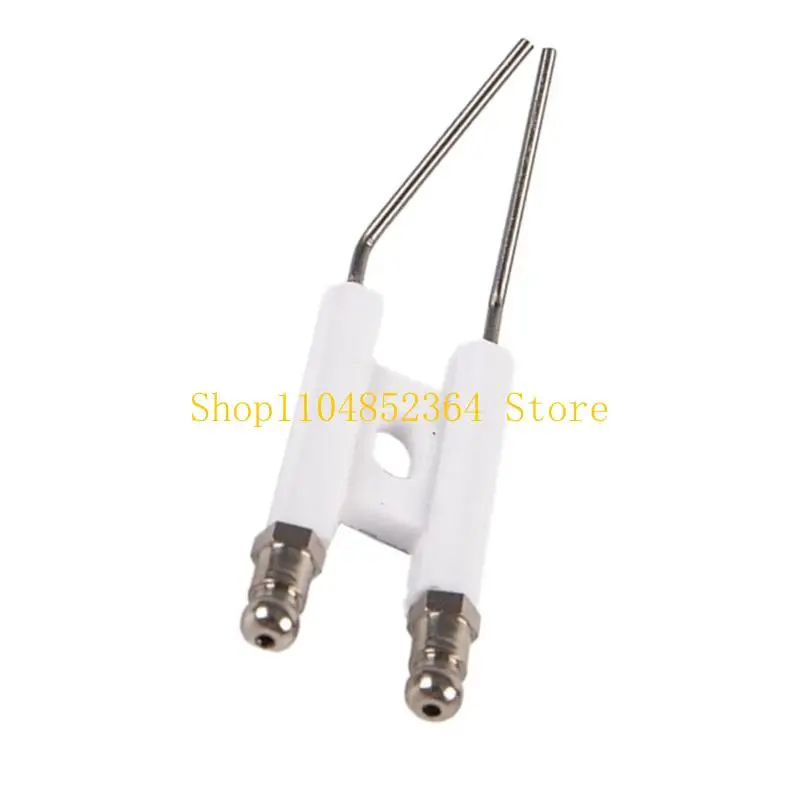 652F H Type Ignition Electrodes Siamese Ignition Pin Three Hole For Oil Burning Ceramic Electrode Ignition Double Pin