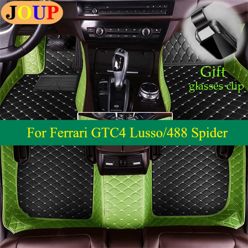 

For Ferrari GTC4 Lusso/488 Spider Car Floor Mats All Weather Waterproof Covers Accessories Left /Right Hand Drive
