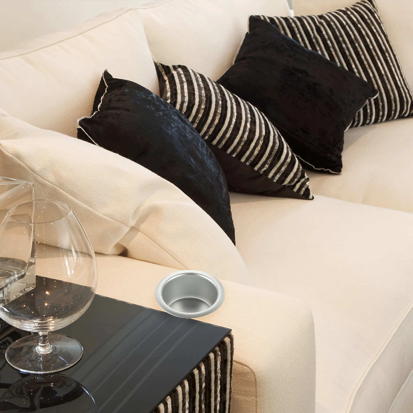 

Aluminum Alloy Recliner Handle Cup Holder Metal Drink Stand For Couch Sofa Rv Car Boat Compact Lightweight Durable Easy Carry