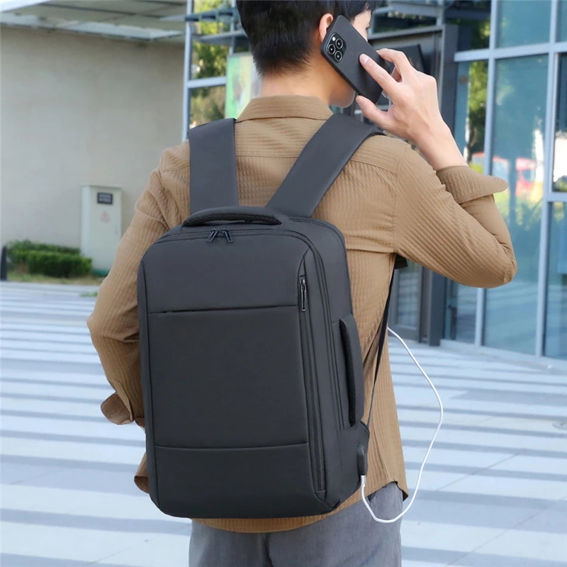 

Minimalist Trendy Backpack Bag Elegant Solid Color For Men Women Commuter Use Vintage Fashionable Best Design