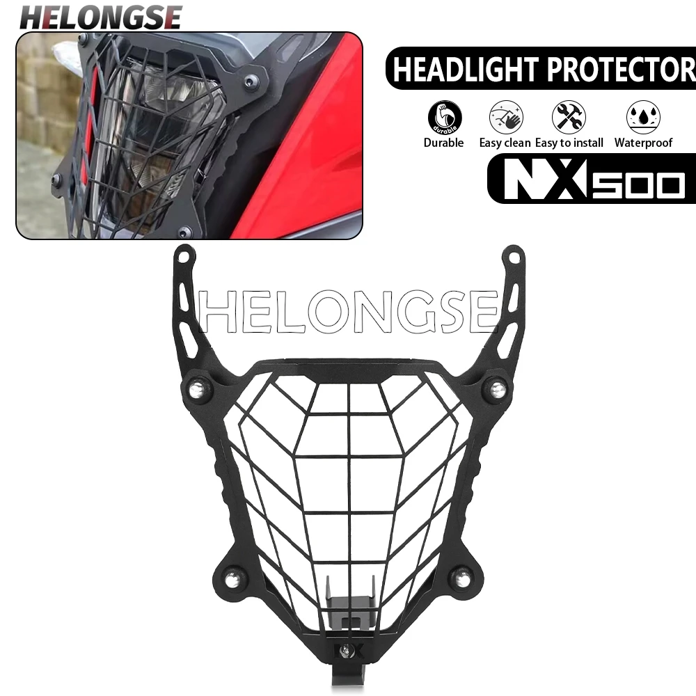 

Аксессуары для мотоциклов 2025 2026, решетка фар, защитный чехол для Honda NX400/500 NX 400 500 2023-NX400 NX500 2024
