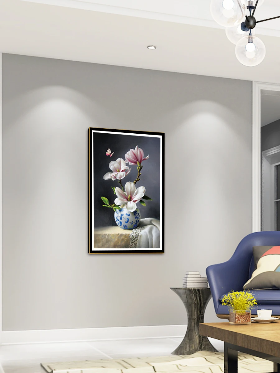 Magnolia fiori punto croce kit ricamo fai da te casa pittura decorativa alla moda 11ct 9CT ricamo stampato artigianato