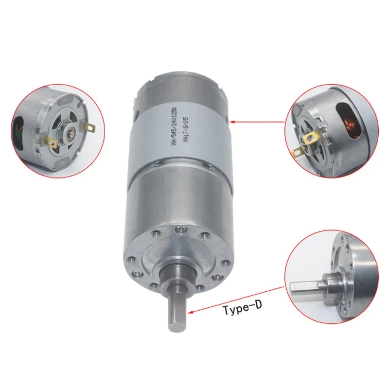 JGB37-545 DC Deceleration Motor Motor Smart Car 12V24V Miniature Small Gear Low Speed Slow Speed