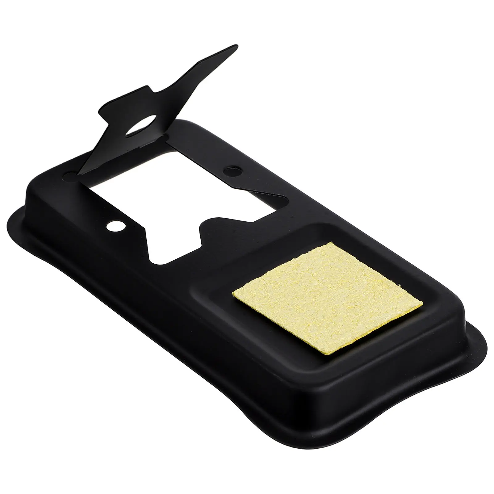 Soldering Iron Holder Metal Heat-Resistant Simple Ys Design Sponge Support for Workshop DIY Soldering Station Accessories