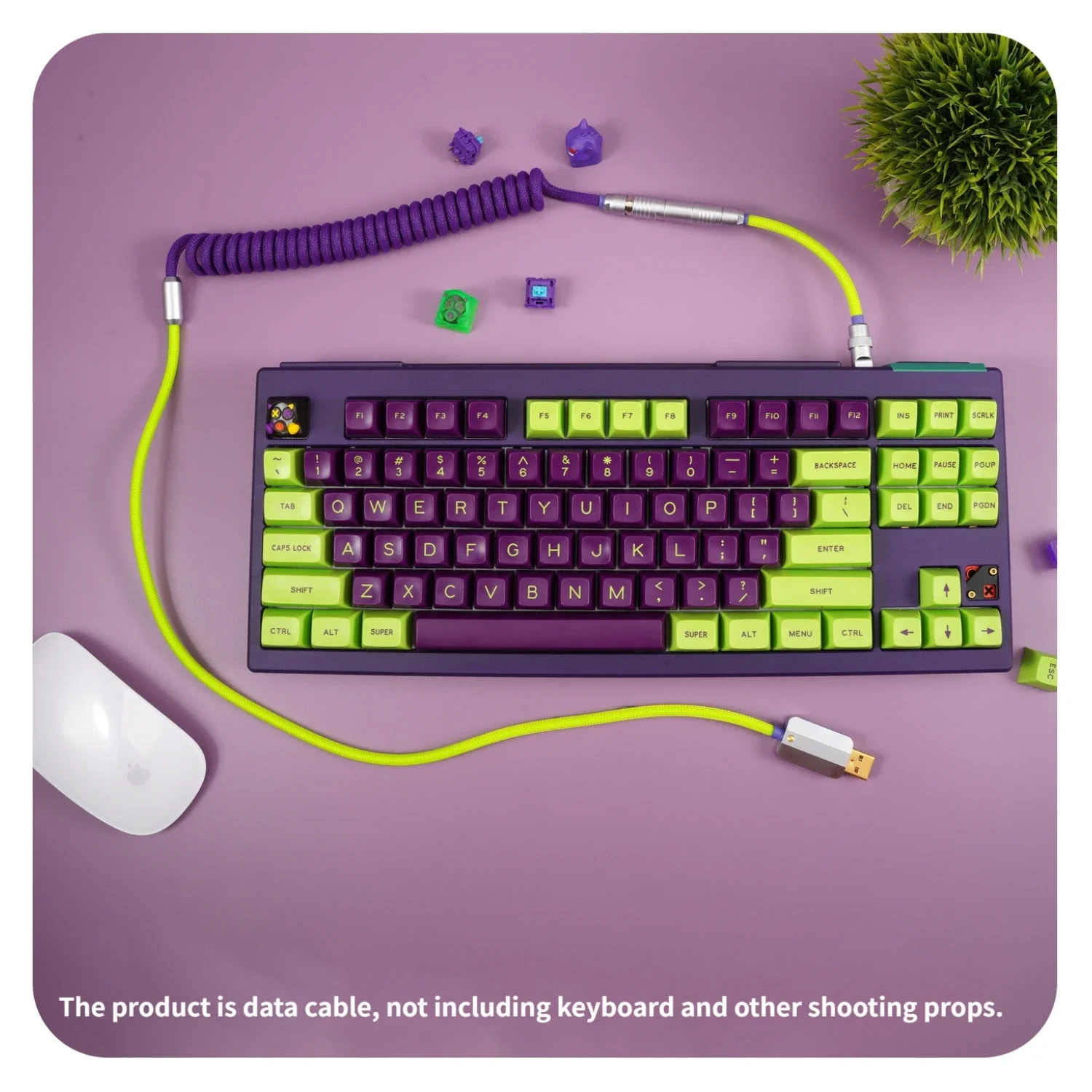 GeekCable Línea de datos de teclado mecánico personalizado GMK Theme SP Keycap Line EVA Máquina inicial