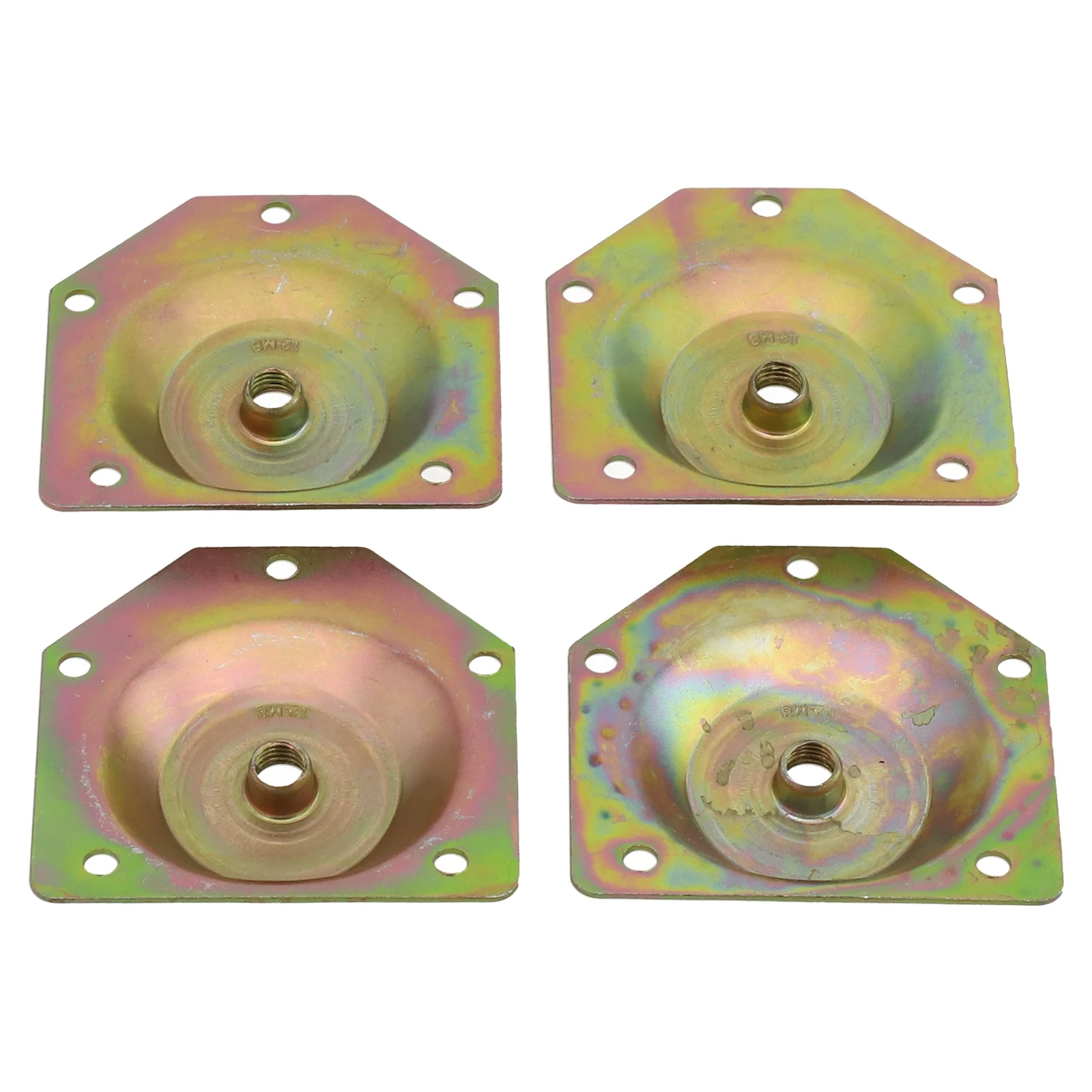 Premium Angled Wood Legs Fixing Plate Bracket, Set of 4 with Screws, Ensures Durability and Strength for Wooden Leg Assembly