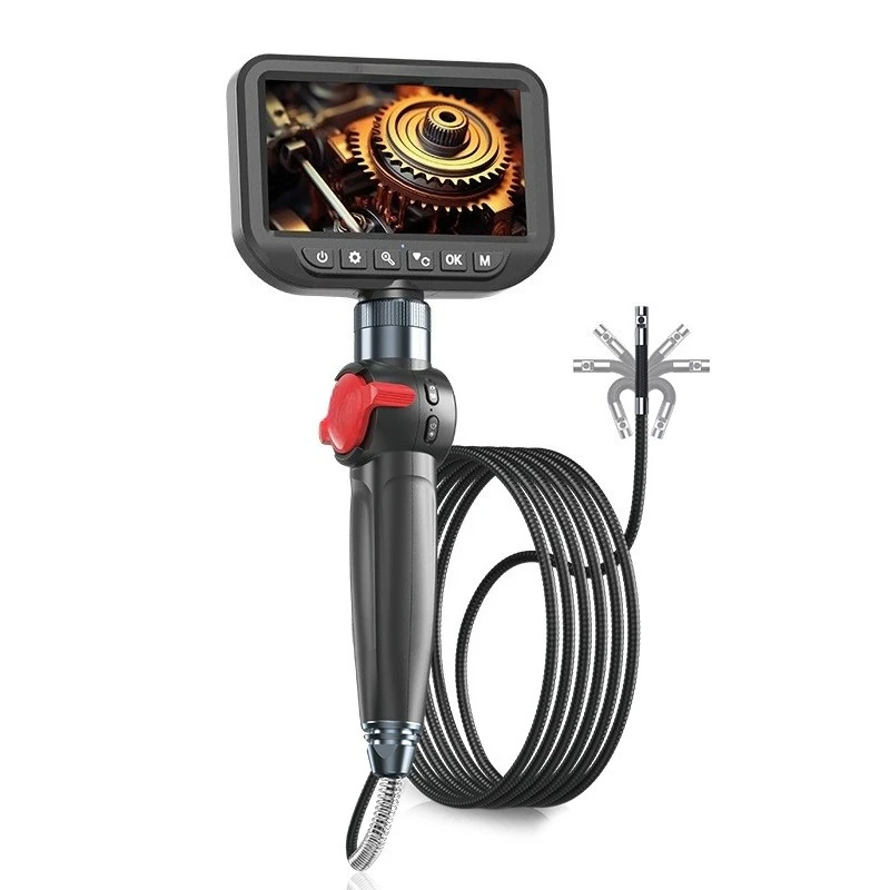 Lens 360 ° steering pipe Industrial endoscope, automotive engine pipe maintenance