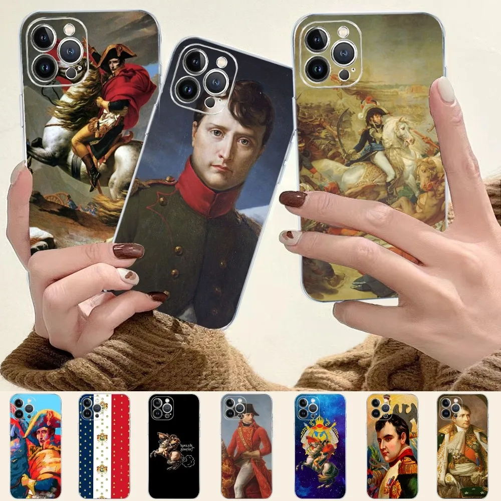 Napoleon Bonaparte Phone Case Silicone Soft for iphone 16 15 14 13 12 11 Pro Mini XS MAX Plus X Cover