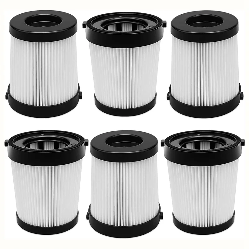 6 Pack FSV001 HEPA Filter Fit for Fabuletta FSV001 FSV101 Cordless Stick Vacuum Cleaners Series