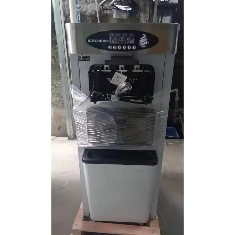 

Commercial Soft Serve Ice Cream Machine Table Top Three Flavors Stainless Steel Ice Cream Machine for Sale