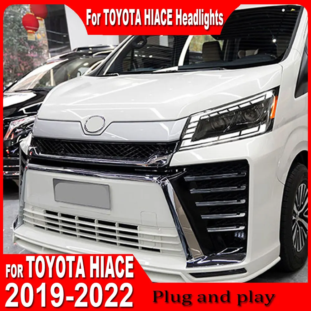 

Car Headlights For Toyota Hiace 2019 2020 2021 2022 LED Car Lamps Daytime Running Lights Dynamic Turn Signals Car Accessories