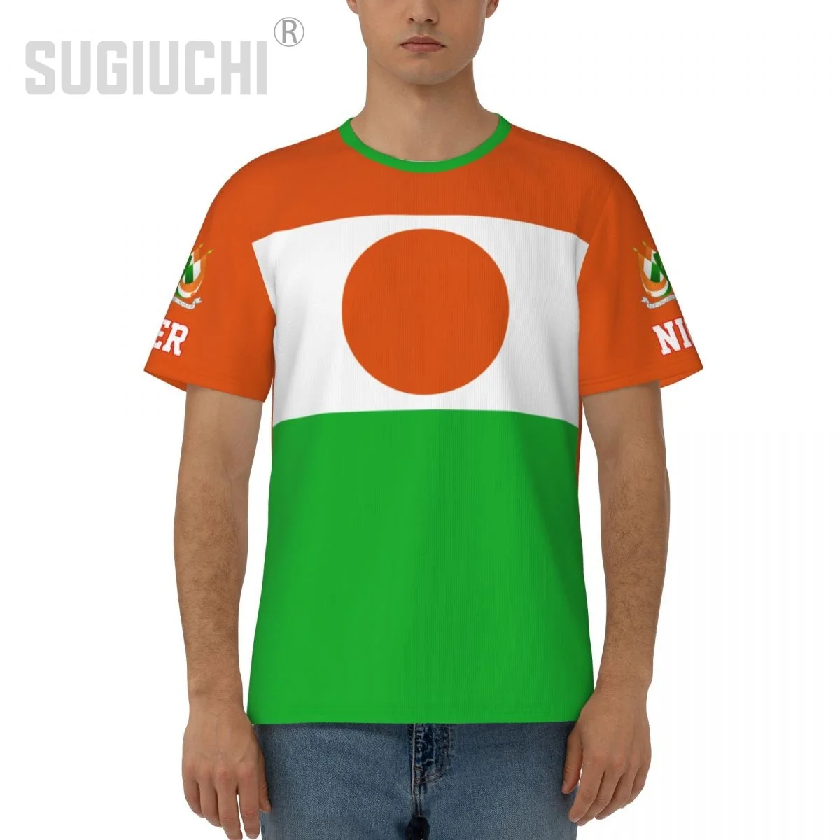 Unisex Nation T-shirt Niger Flag Nigerien T-shirts jersey For Men Women Soccer Football Fans Gifts Custom clothes tee