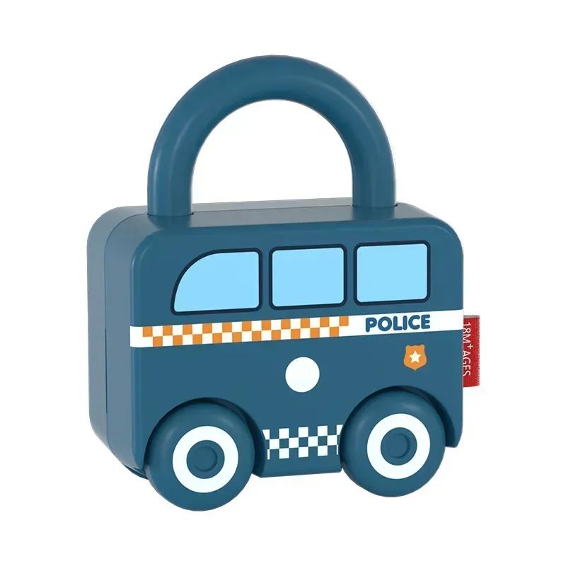 Fechaduras de aprendizagem para crianças com chaves, ajuda para correspondência de números e reconhecimento de cores, brinquedos educativos infantis para crianças de 3 anos ou mais