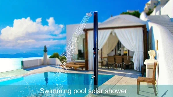 20L, 2 sections, with foot shower Environmental protection and energy saving solar shower