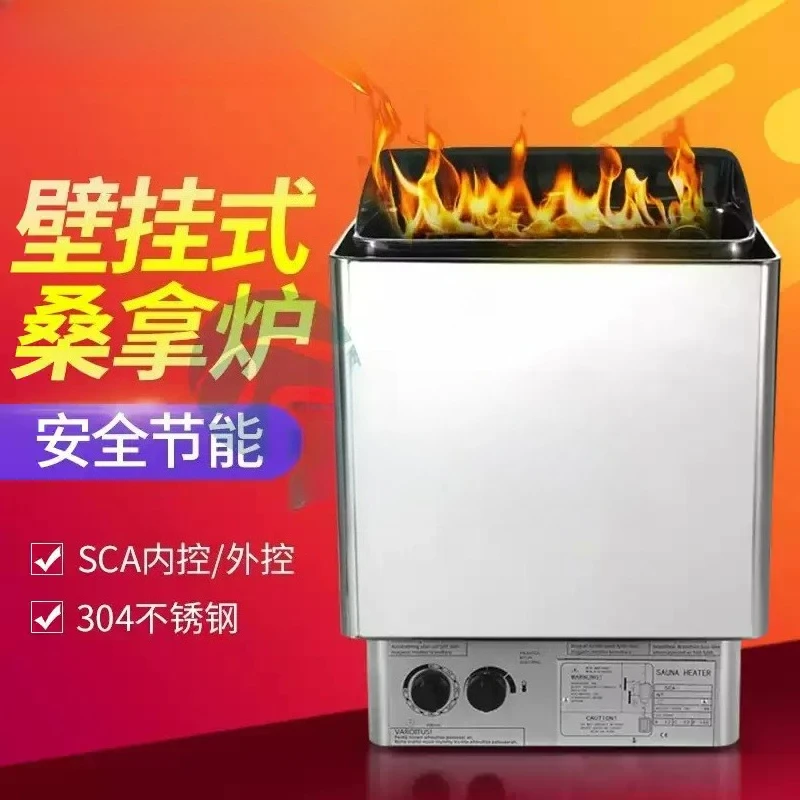 Sauna Steam Generator Home Use Heating Furnace Room Dry Equipment 9KW 8kw 6kw 4.5kw 3kw Sauna Heater 220V 380V