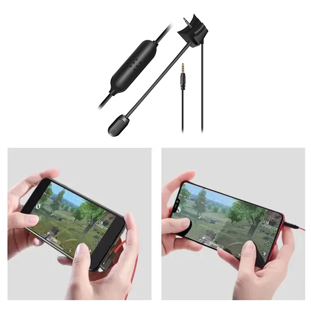 Zapasowy mikrofon do gier wtyczka 3,5 mm odpinany wysięgnik do gier mikrofon z redukcją szumów wysięgnik do gier Mic dla Bose QC35 QC45