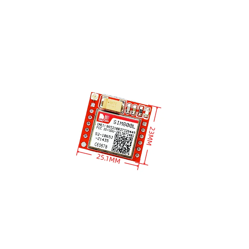 Smallest SIM800L GPRS GSM Module MicroSIM Card Core Wireless Board Quad-band TTL Serial Port With Antenna for Arduino