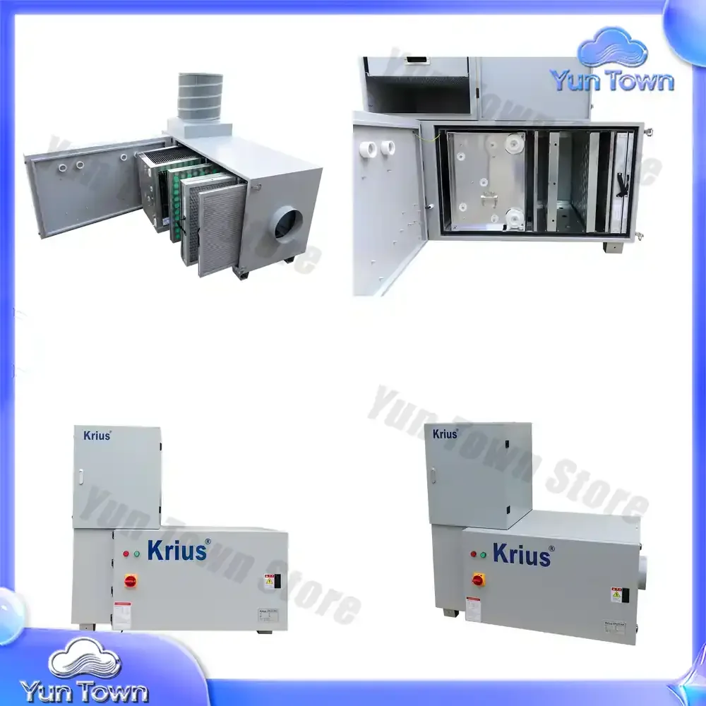 for Krius air Purification Equipment for CNC Machine HEPA Filter Oil Mist Collector Industrial Air Filtration System Workshop