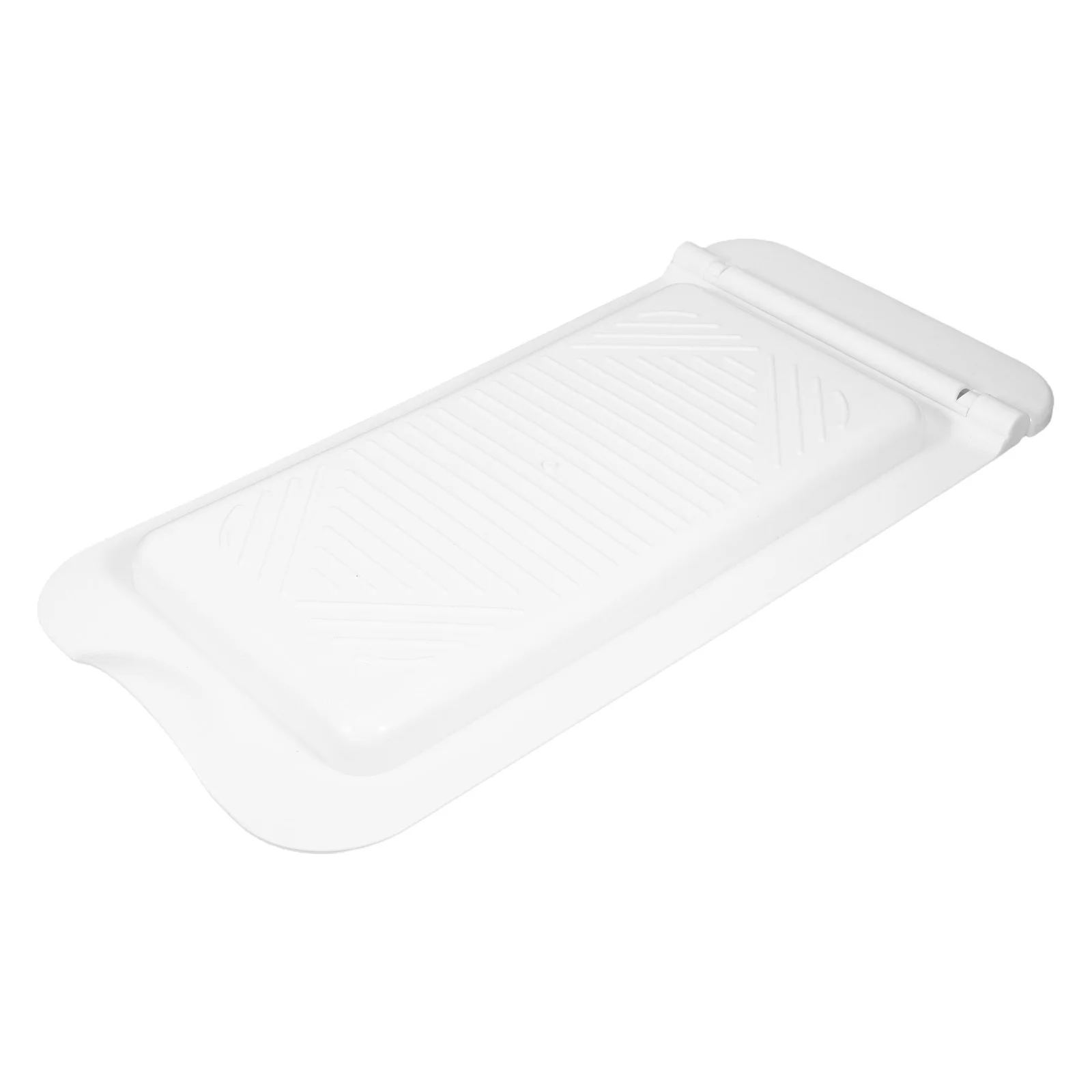 Universal Squat Toilet Cover Plate - White Heavy Duty Plastic Lid with Non-Slip Surface for Bathroom Hygiene Toilet Lid