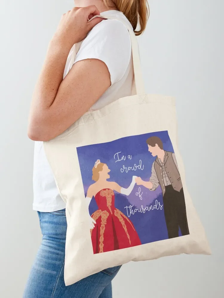 In a Crowd of Thousands - Anastasia quote Tote Bag Women's tote bag Candy bags bag luxury women eco pack