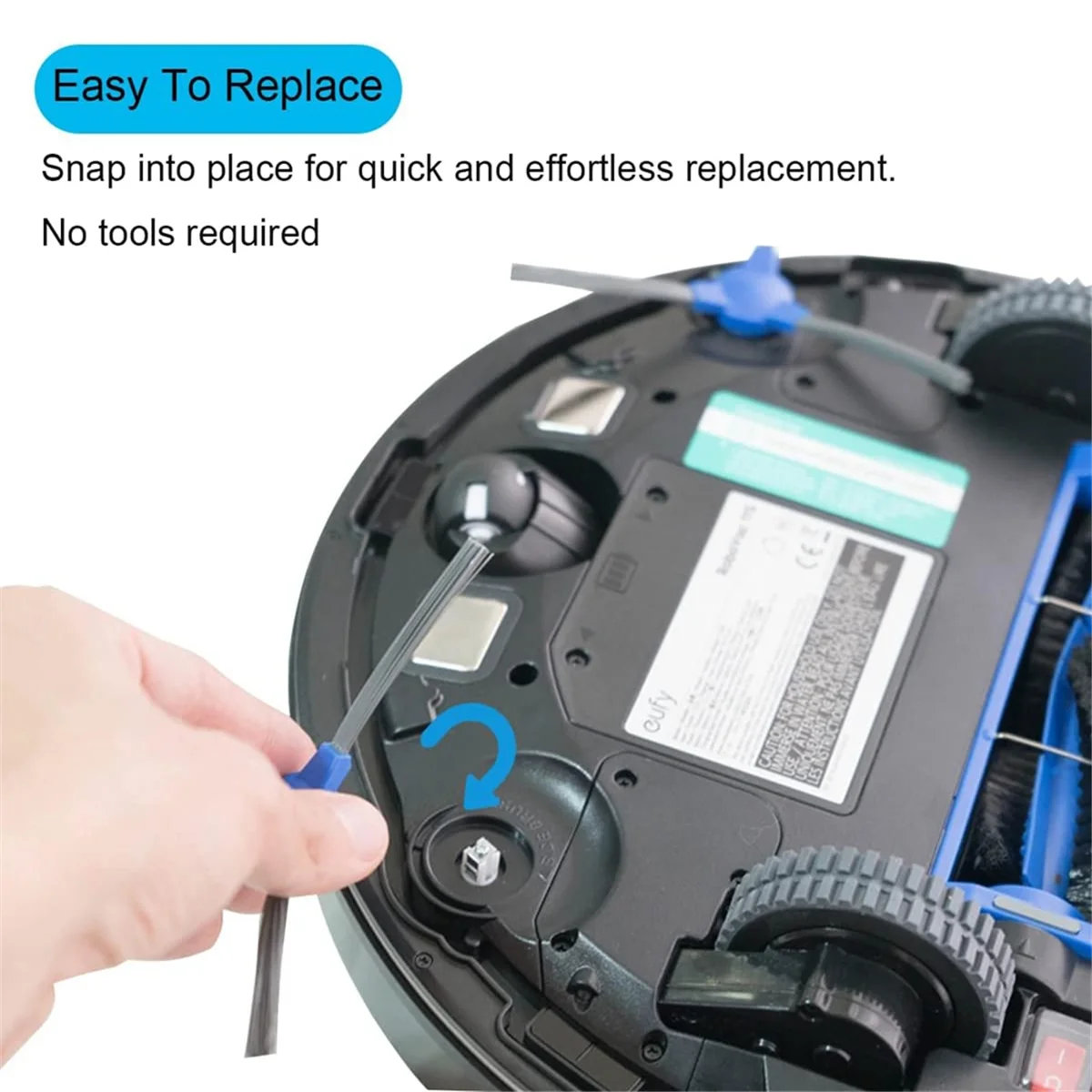 Eufy Robovac用サイドブラシ,11s,11s,max 30,30c,30c,max,15c,15c,max,25c,35c,g10,g30,g30,edge g40