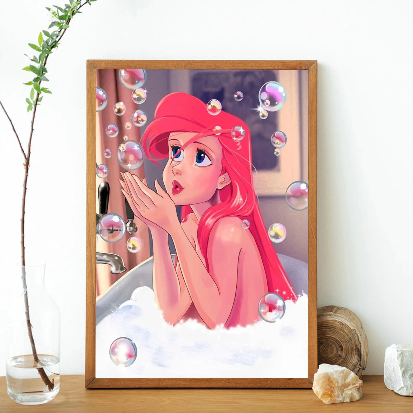 

The Little Mermaid Disney Princess Ariel Print Ariel The Little Mermaid Wall Art Poster Home Decor Bathroom Decor Girls Gift