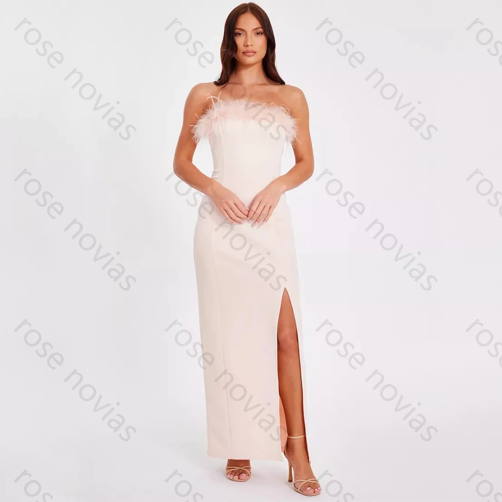 فساتين سهرة أنيقة عالية الجودة من الجيرسيه بطول الأرض بدون حمالات بدون أكمام فستان حفلة موسيقية بفيونكة فيستدوس دي فييستا مخصص