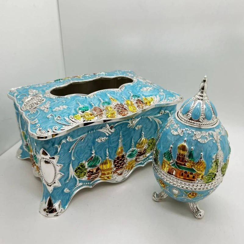 

Desktop Tissue Box Kitchen Napkin Boxes Household Toothpick Organizer Accessories Cases Living Room Storage Decoration Ornaments