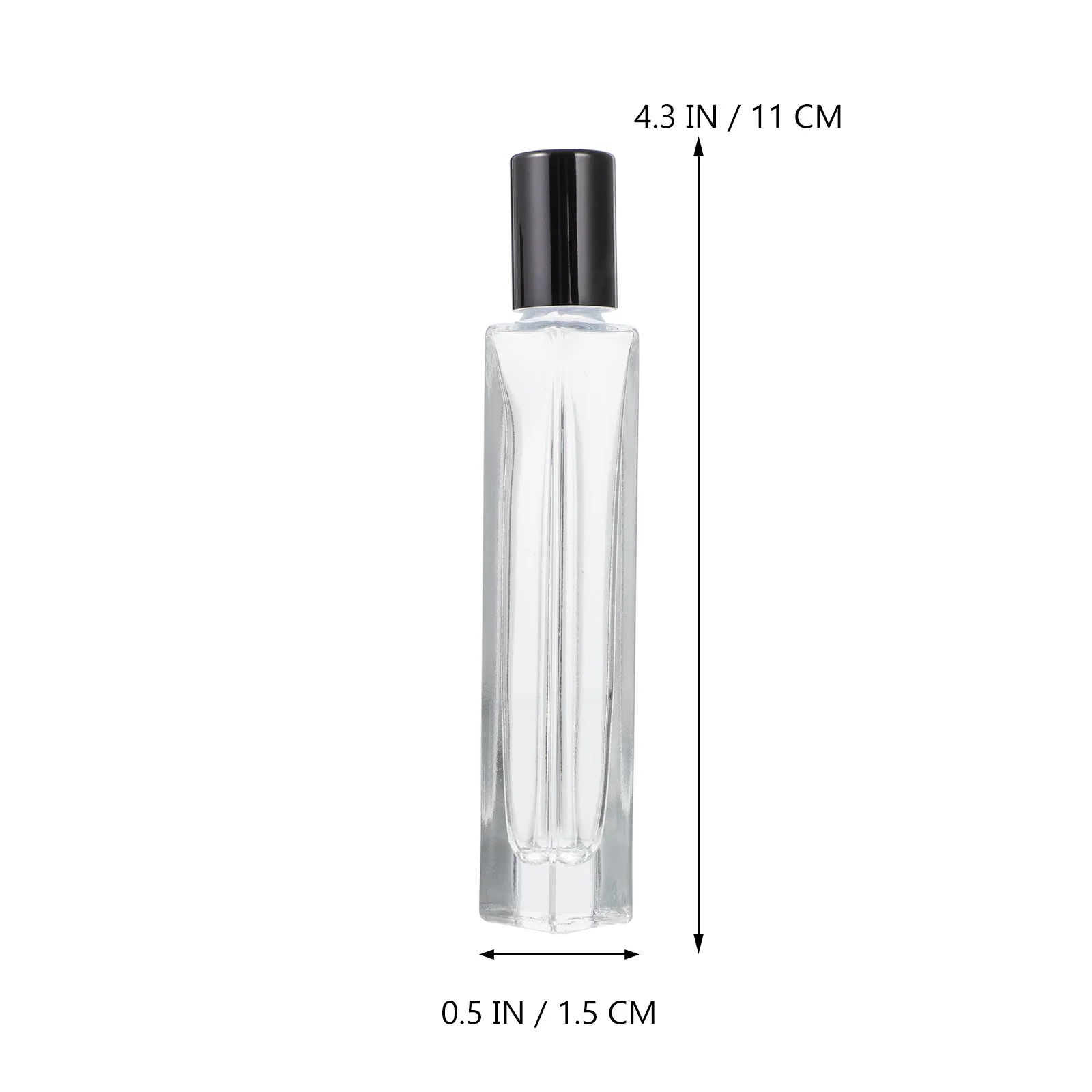 

5Pcs Essential Oil Roller Bottles Clear Glass Leakproof Roll-on Bottles Perfect for Perfume Massage Oil Refillable Use