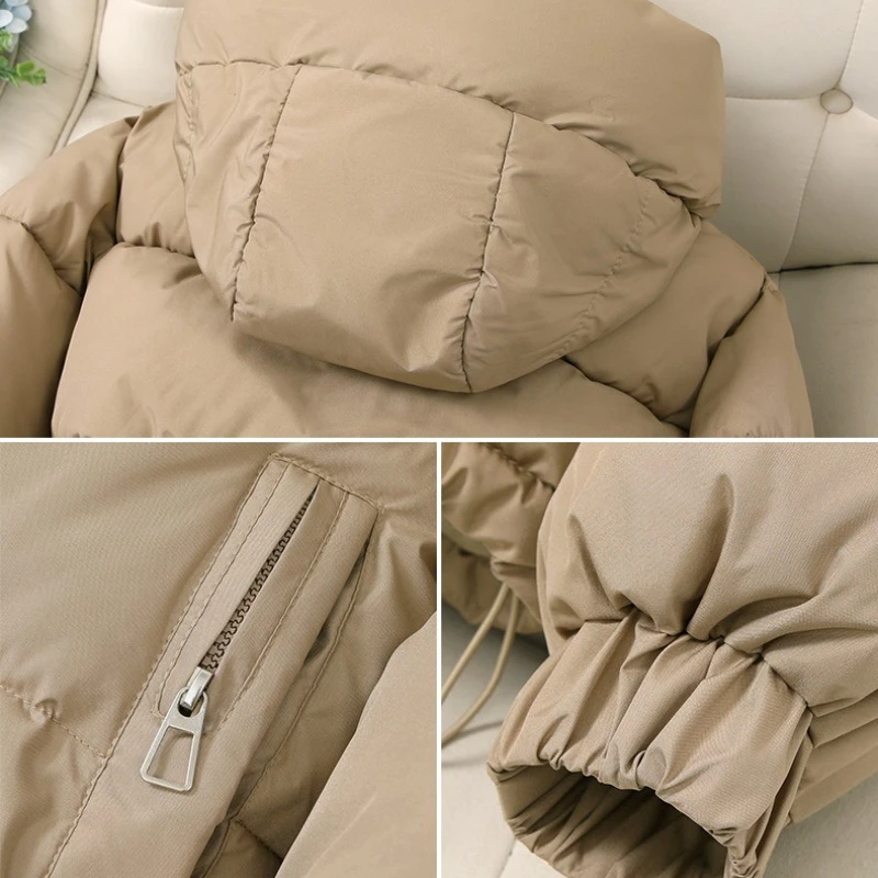 Popular Cotton-padded Women's New Short Winter Korean Version Large Size Loose Cotton-padded Small Hooded Warm Casual Jacket