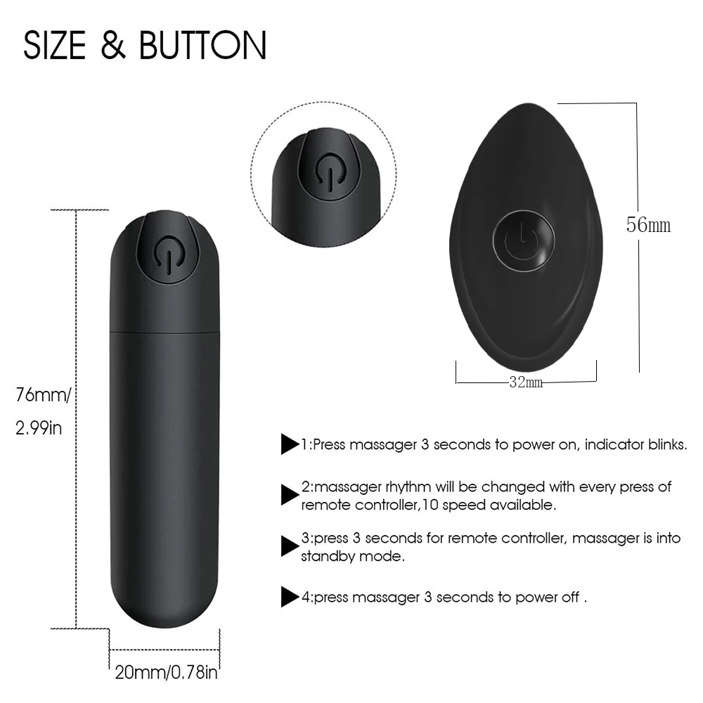 Remote Control Bullet Vibrator Wearable Vibrators for Women G-spot Clitoris Invisible Butterfly Panties Vibrating Egg Sex Toy 18