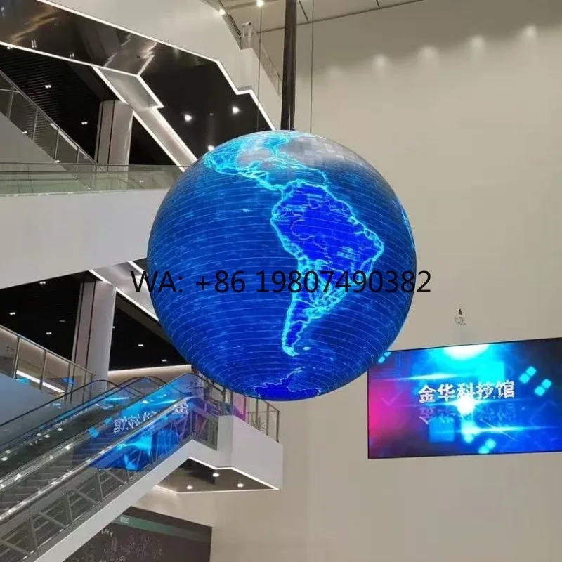 

P2 P2.5 High Brightness Spherical LED Screen IP68 Waterproof Custom Size Outdoor Advertising Display With Quality Warranty