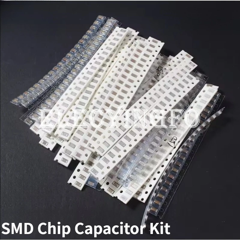 36Values*20pcs Total=720pcs 1206 (1pF~10uF) SMD Chip Capacitor Assorted Kit Components