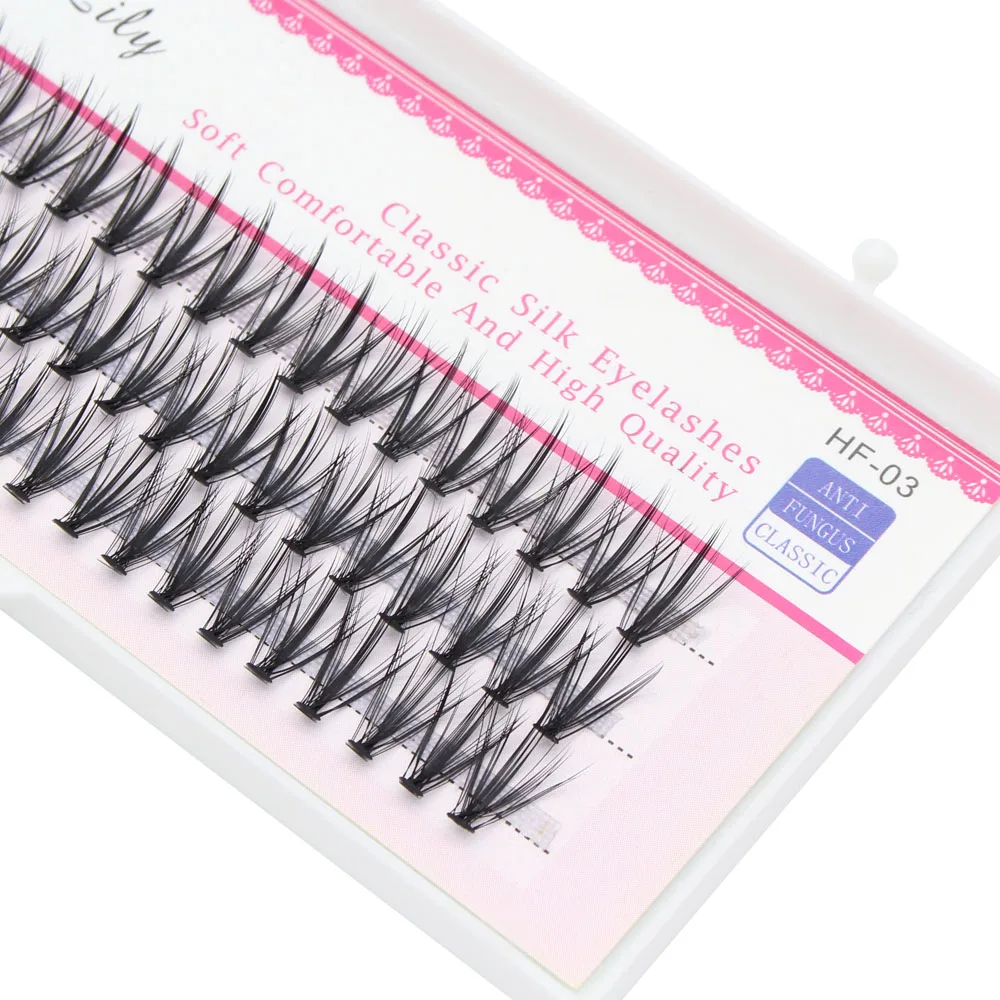 Super Bundles Natural Makeup Individual Cluster EyeLashes 3D Volume Grafting Fake False Mink Eyelash Extension Lash Bunche