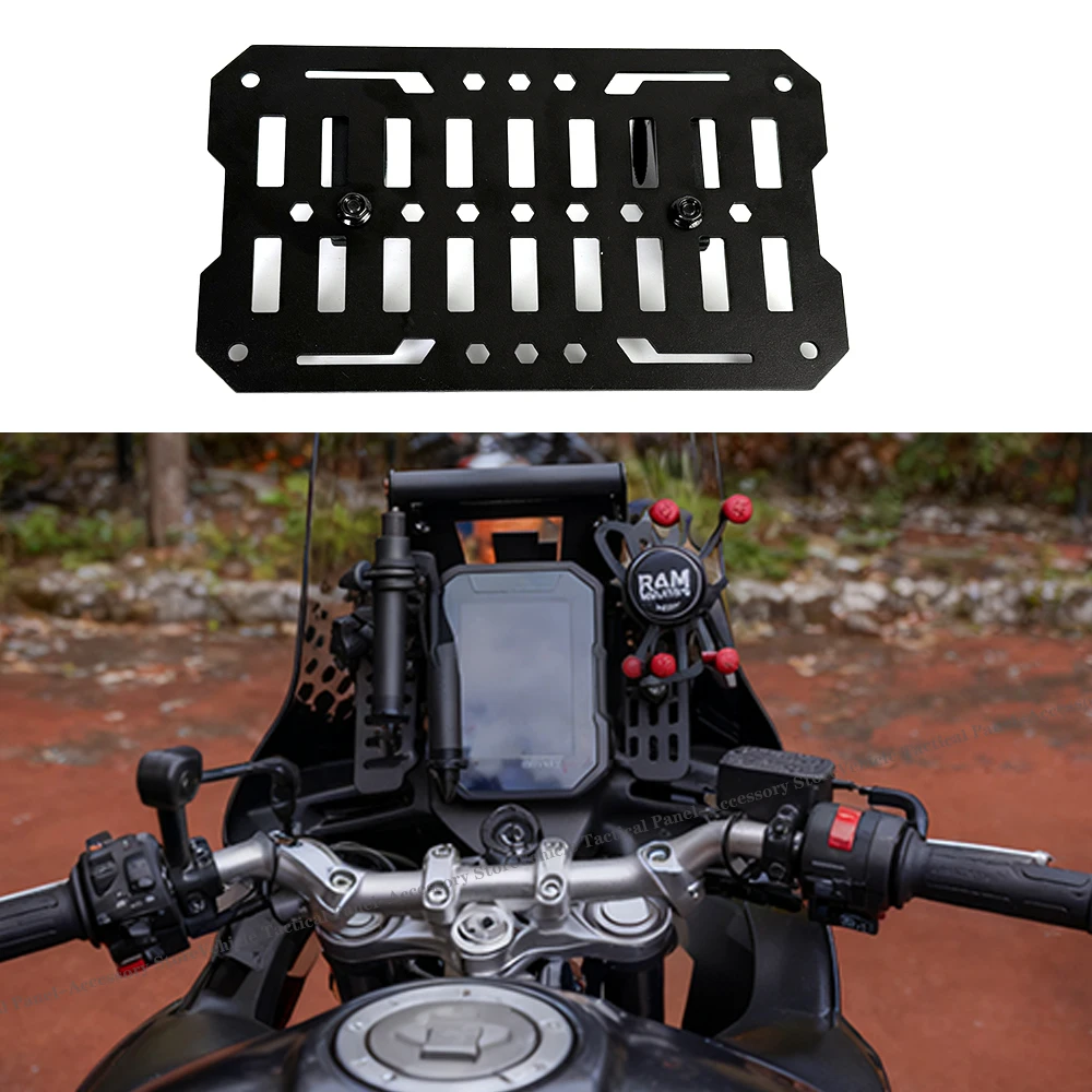 

1PCS Motorcycle universal navigation bracket multifunctional crossbar mobile phone GPS fixed bracket riding equipment