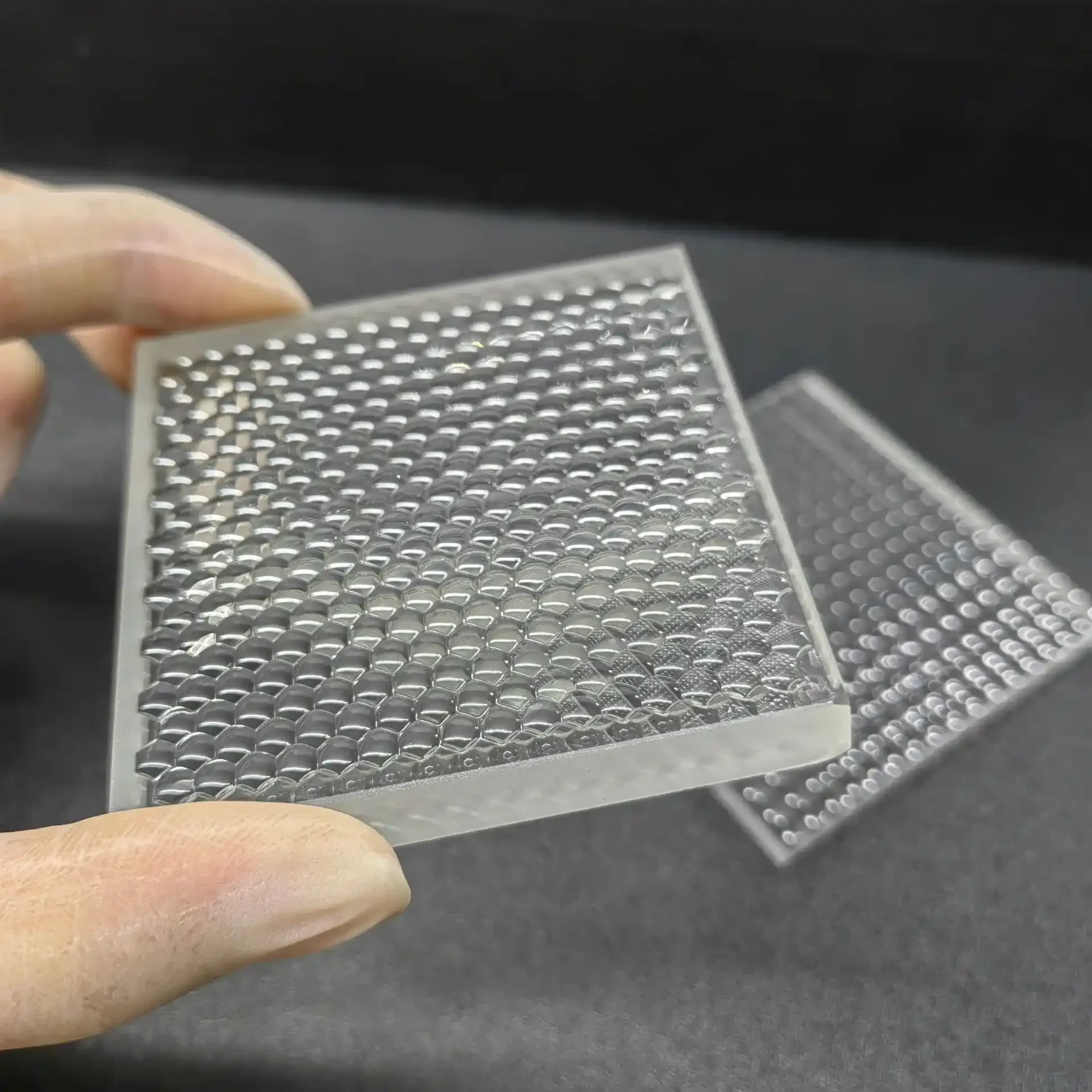 Double Fly-Eye Lens 40*40Mm Fly-Eye Lens Array Lens Optical Glass Lens