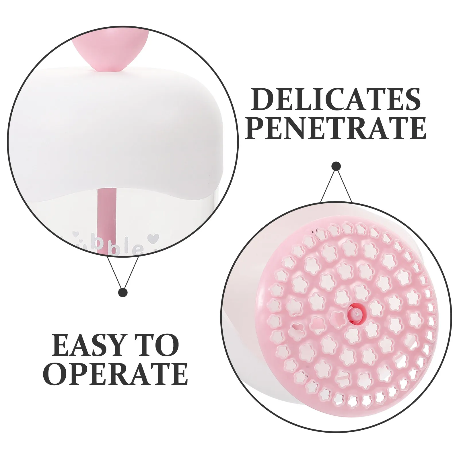 Transparent Manual Foaming Bottle for Face Wash, Facial Cleanser & Shower Gel – Portable Bubble Maker