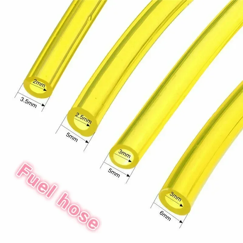 Petrol Fuel Pipe Fuel Line Fuel Hose 2x3.5mm/2.5x5mm/3x5mm/3x6mm For Strimmers Saw Blower Brushcutter Trimmer Chainsaws