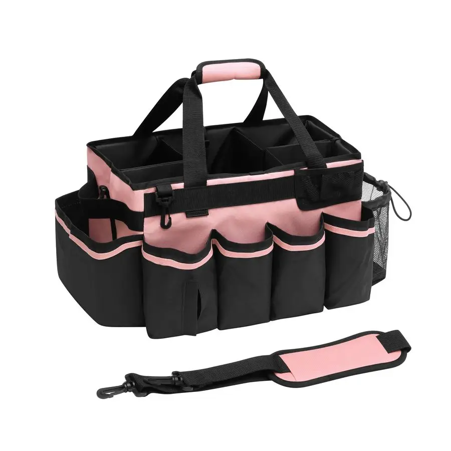 

Cleaning Caddy, Professional Wearable Supplies Bag for Housekeepers, House Cleaners, and Car Detailing Organizer Tote With Handl