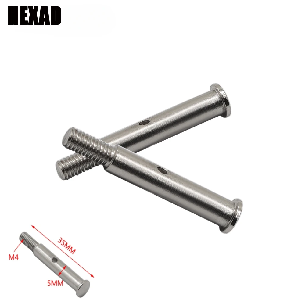 2 Pcs Metal Front Axles for 1/10 Traxxas Slash 2WD Ford Bandit Nitro Slash Rustler RC Car Parts Accessories