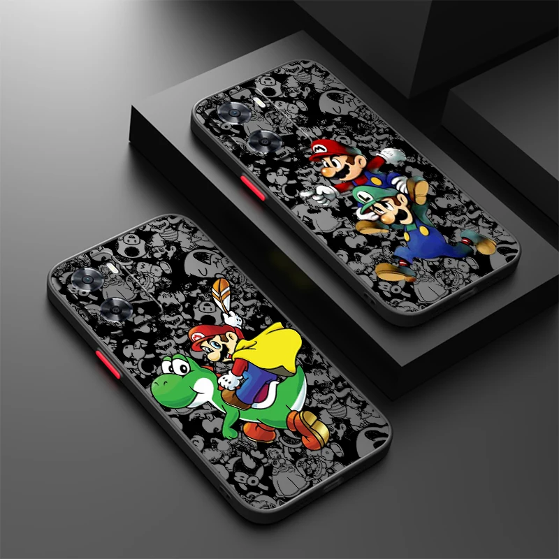 M-Marios Popular Cool Cartoon Frosted Translucent For OPPO X5 X3 A54S A5 A94 A16 A53S A57 A74 A72 A96 A98 A78 5G TPU Phone Case